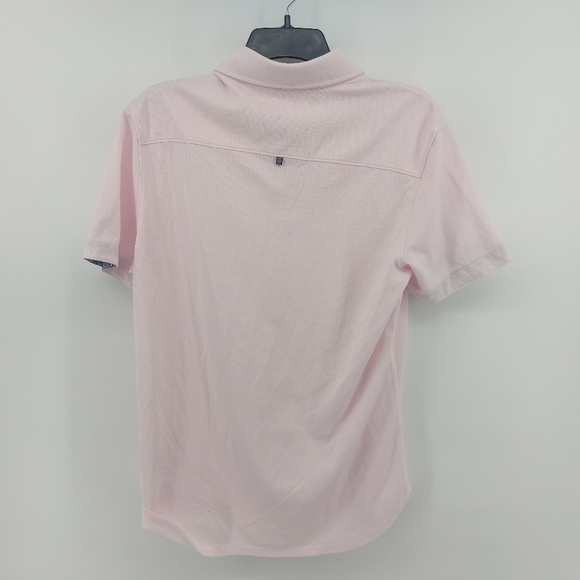 Stone Rose Pink Short Sleeve Hi Tech Dresswear Size Medium - Picture 6 of 6